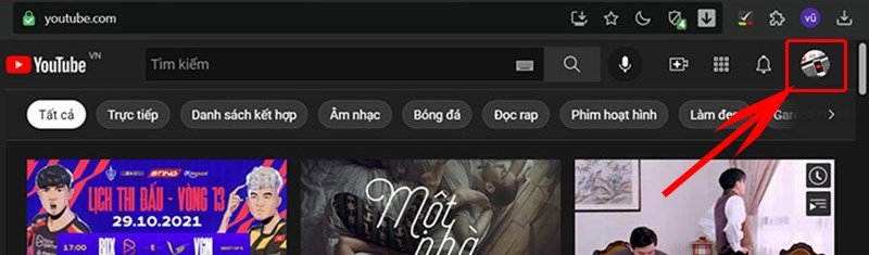 Vào tài khoản YouTube cá nhân Vào tài khoản YouTube cá nhân