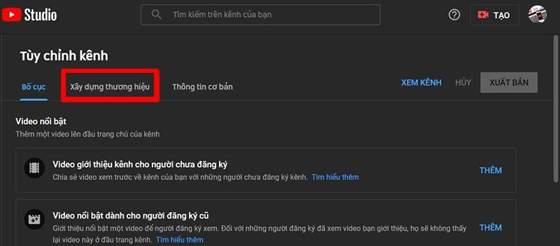 Chọn Xây dựng thương hiệu Chọn Xây dựng thương hiệu