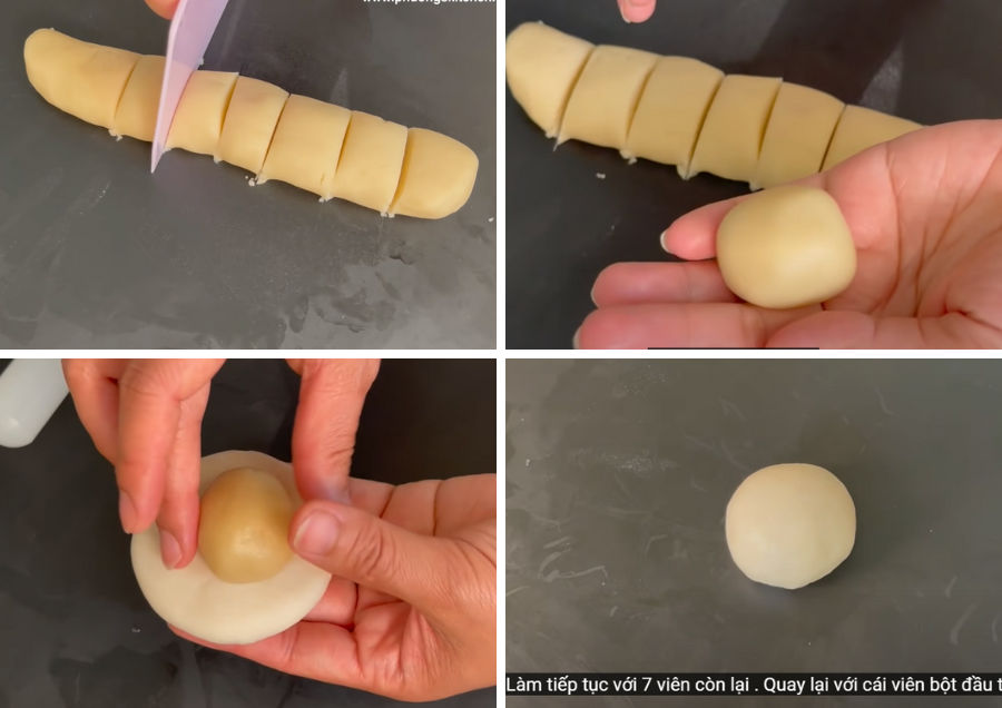 Vỏ bánh pía khoai môn