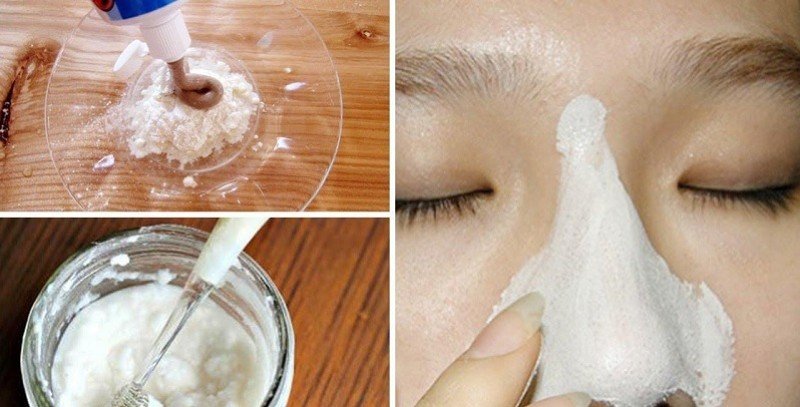 Kem đánh răng và muối giúp trị mụn cám, làm trắng da