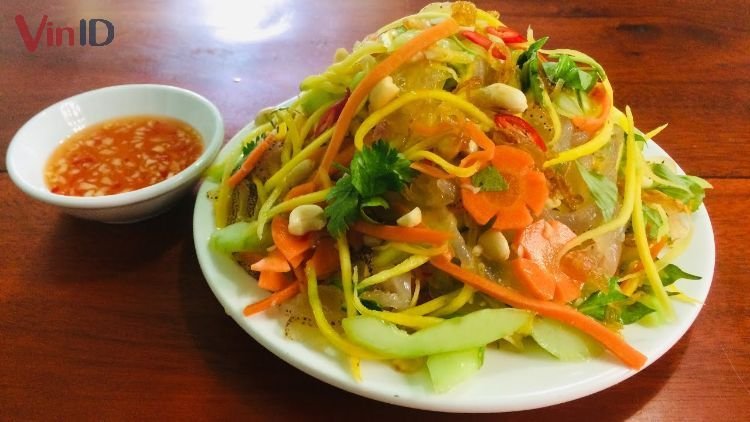 Gỏi sứa xoài xanh Gỏi sứa xoài xanh