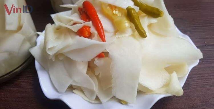 Ngâm măng với phèn chua