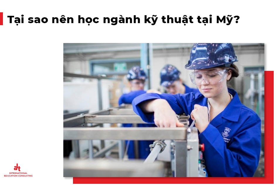 du học ngành kỹ thuật tại Mỹ