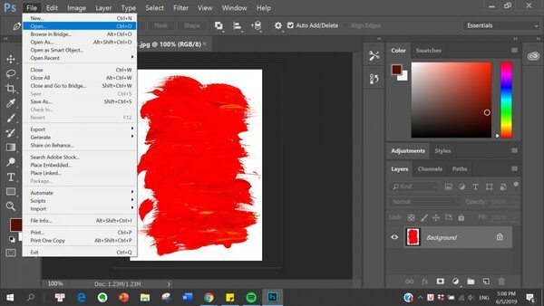 Ảnh Background Các bước làm Poster cho người mới bắt đầu