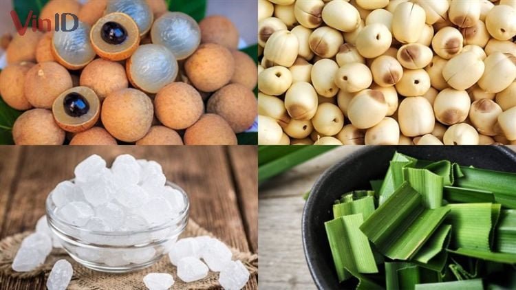 Nguyên liệu chính chế biến chè long nhãn tươi