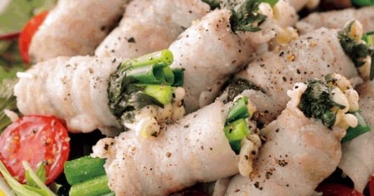 cách làm thịt ba chỉ cuộn hấp