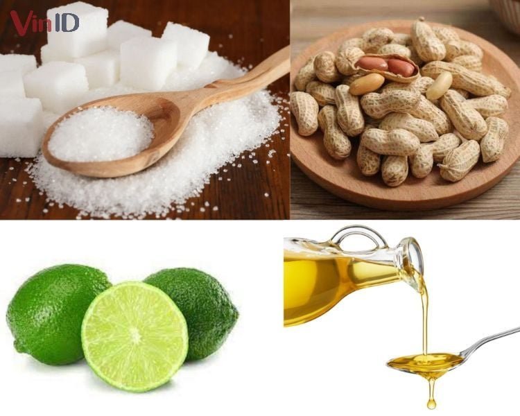 Nguyên liệu để làm kẹo kéo