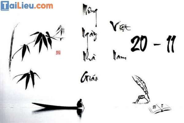 Bài thơ ngày 20/11: Người lái đò Bài thơ ngày 20/11: Người lái đò