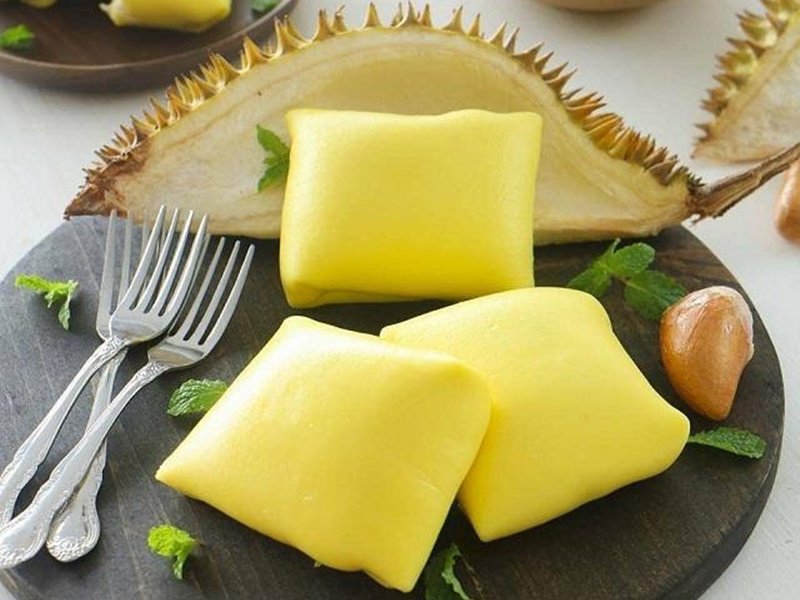 hướng dẫn làm bánh crepe sầu riêng bằng thermomix