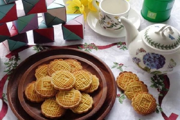 bánh đậu xanh nướng thơm ngon