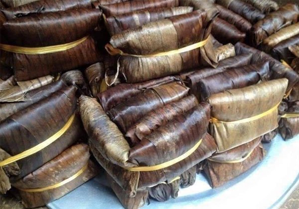Bánh gai đã được luộc chín