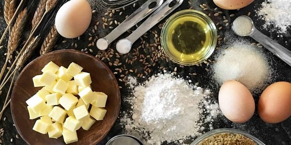 Nguyên liệu làm bánh gato bánh kem bắp