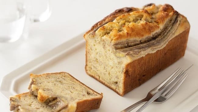 Thành phẩm bánh mì chuối nướng