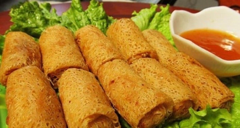 Bánh Tráng Cuốn Chả Giò