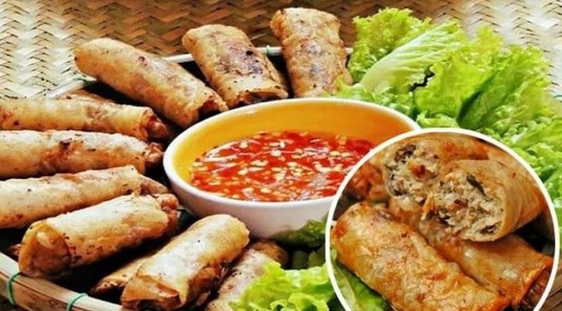 Bánh Tráng Cuốn Chả Giò