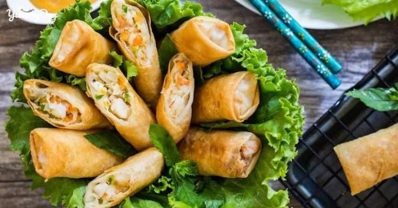 Bánh Tráng Cuốn Chả Giò