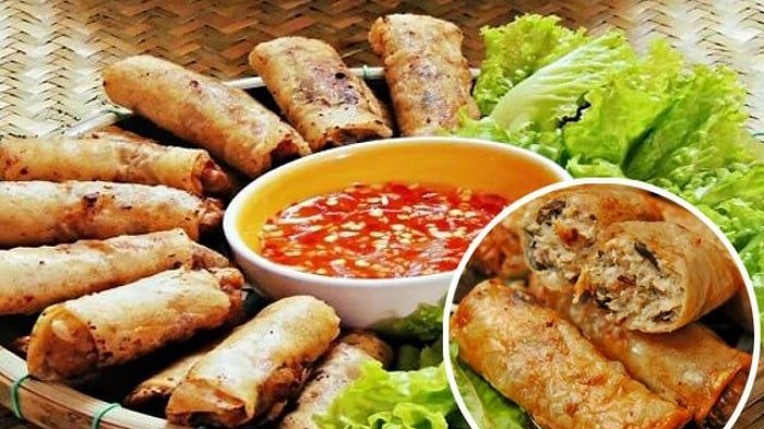 Bánh Tráng Cuốn Chả Giò