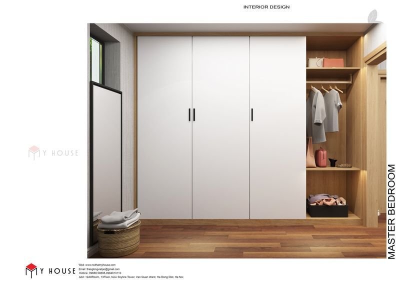 Mẫu thiết kế nội thất căn hộ bằng gỗ Sồi đẹp ấn tượng - View 10