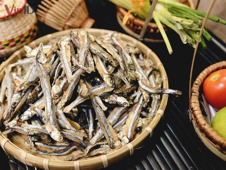 Nguyên liệu chính làm món canh nấu cá cơm khô