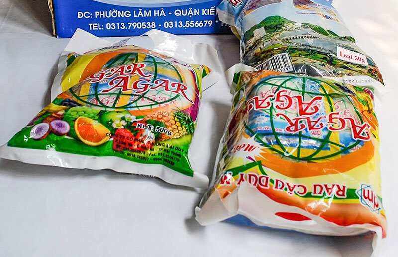 Tỷ lệ bột rau câu và nước
