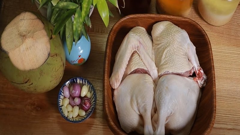 Nguyên liệu món thịt vịt khìa nước dừa Nguyên liệu món thịt vịt khìa nước dừa