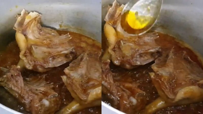 Để lửa nhỏ dưới đều sốt lên thịt giúp thịt không bị khô Để lửa nhỏ dưới đều sốt lên thịt giúp thịt không bị khô