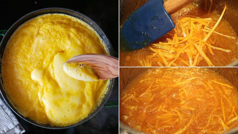 Sên mứt cam ăn bánh mì Sên mứt cam ăn bánh mì