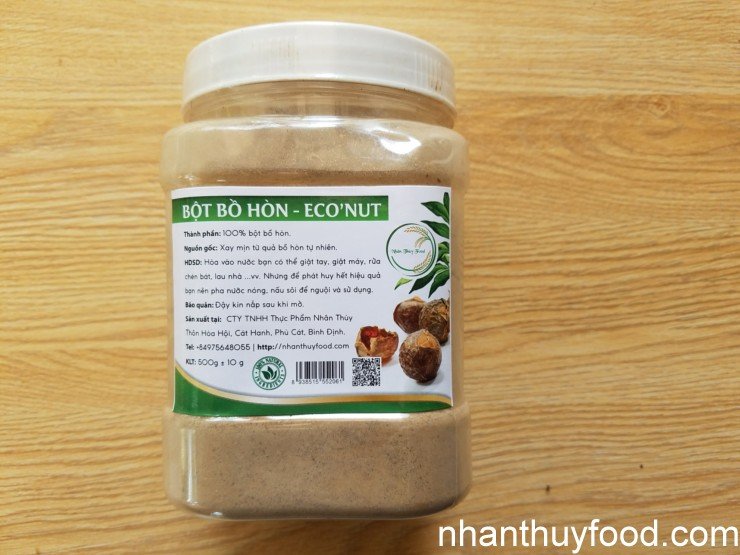 Bột giặt bồ hòn Nhân Thùy