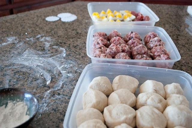 bot va nhan banh bao
