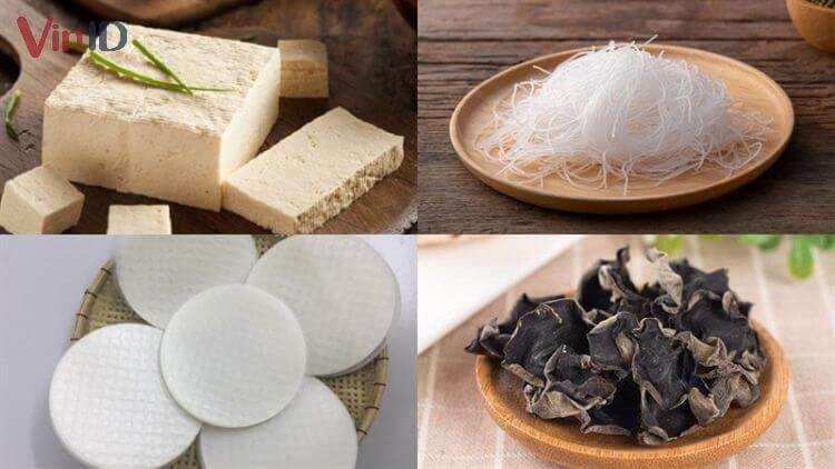 Nguyên liệu chính chế biến món ăn