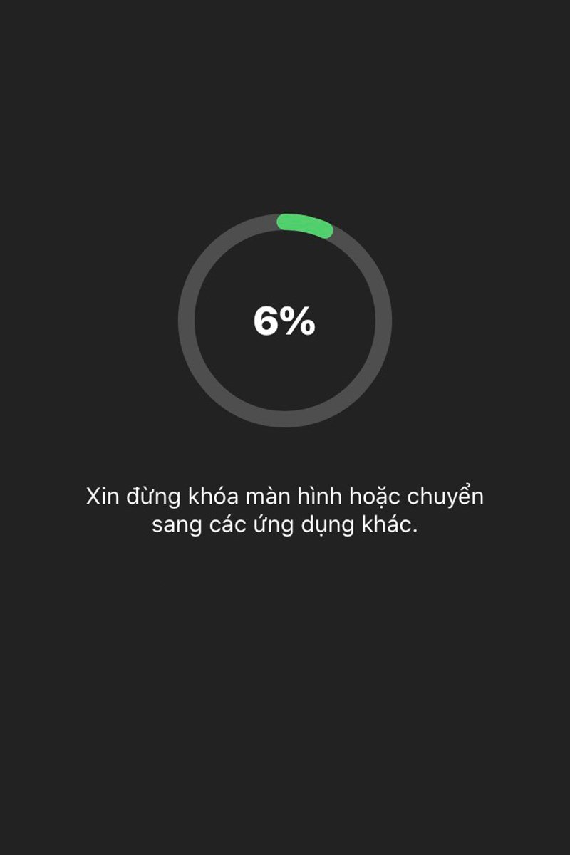 Đợi video được kết xuất đủ 100%