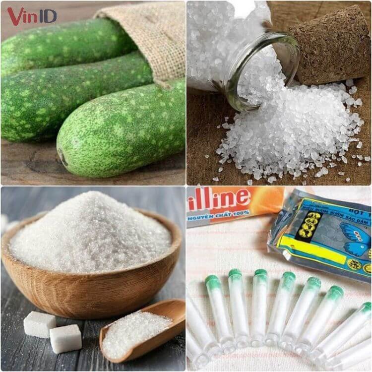 Chuẩn bị nguyên liệu làm mứt bí đao Chuẩn bị nguyên liệu làm mứt bí đao