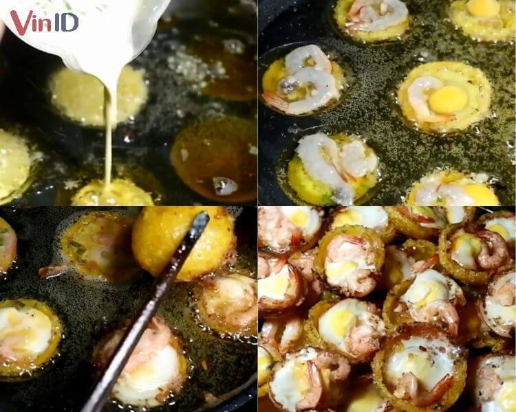 Các bước chiên bánh căn Các bước chiên bánh căn