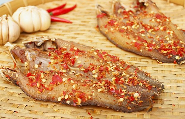 khô cá lóc tẩm gia vị