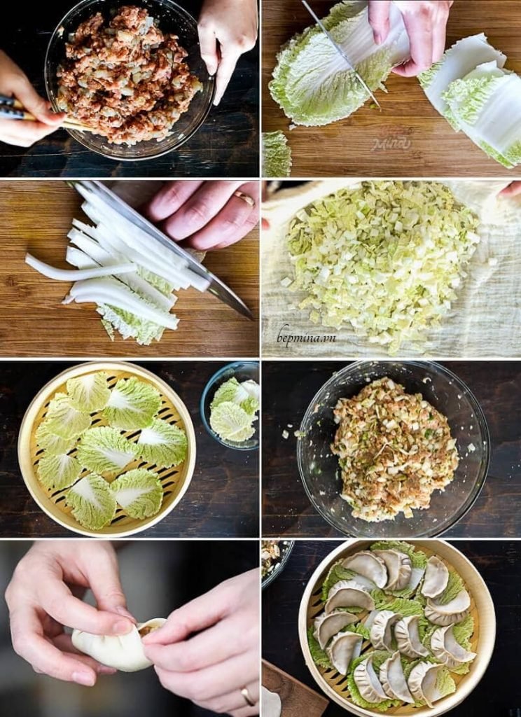 các bước làm sủi cảo