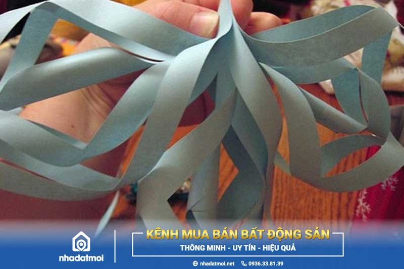 Tạo hình 3 cánh sau khi ghép lại