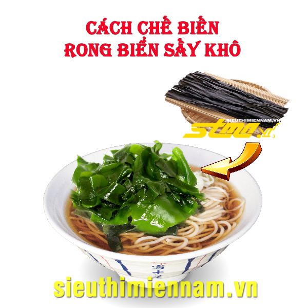 cách chế biến rong biển sấy khô