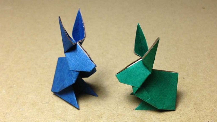 Cách gấp thỏ bằng giấy Origami