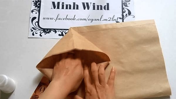 cách gấp túi giấy đơn giản