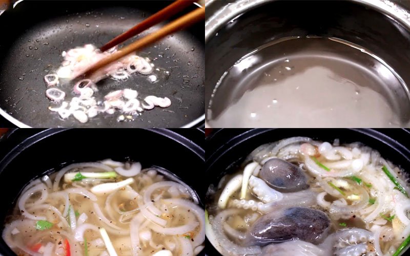Nấu nước dùng Nấu nước dùng