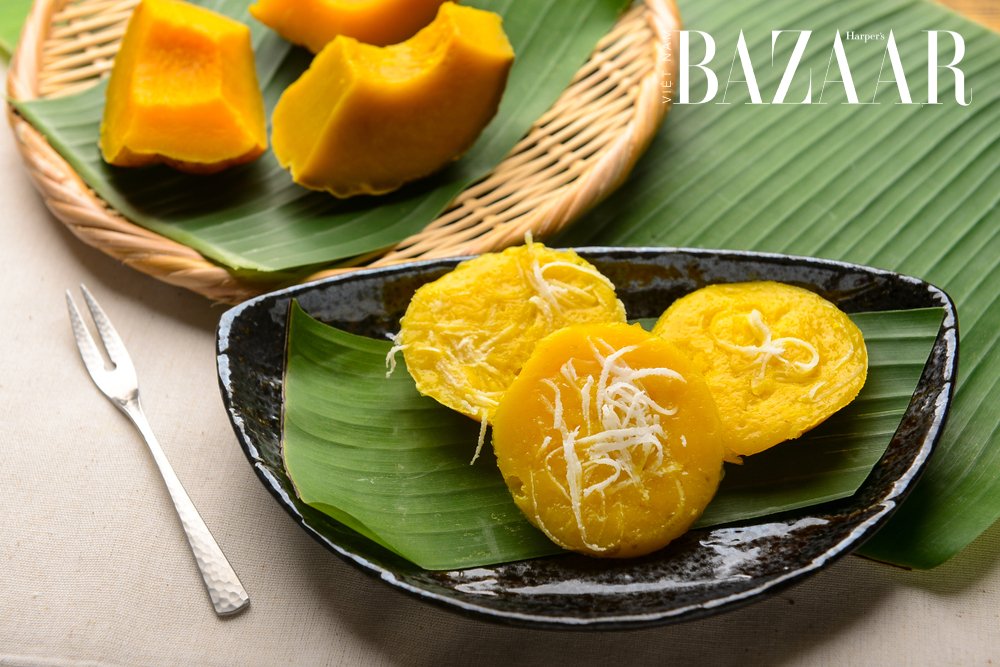 Bánh bí đỏ nước dừa