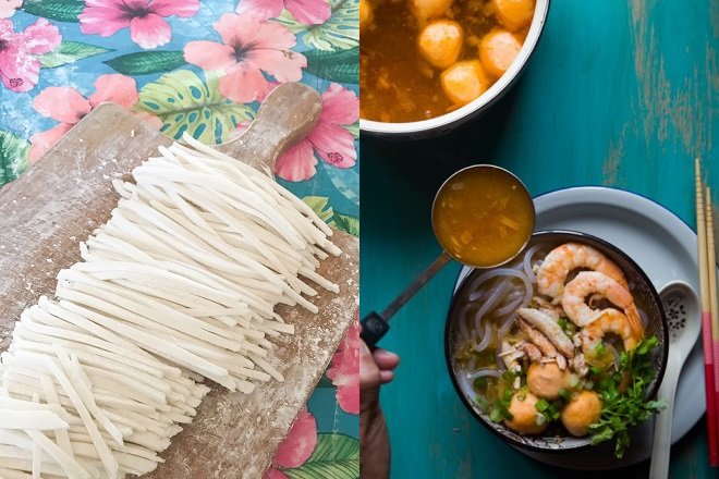 Cách làm bánh canh bột gạo xắt dạng sợi mềm dai, ngon tại