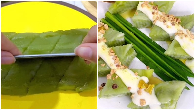 Bánh đúc lá dứa
