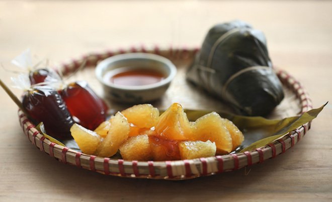 Cách làm bánh gio chấm mật