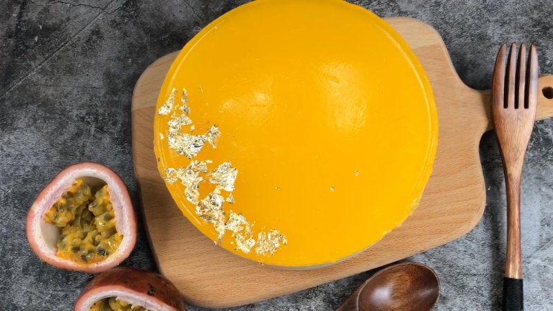 Mousse chanh leo mùi vị thơm ngon và béo ngậy