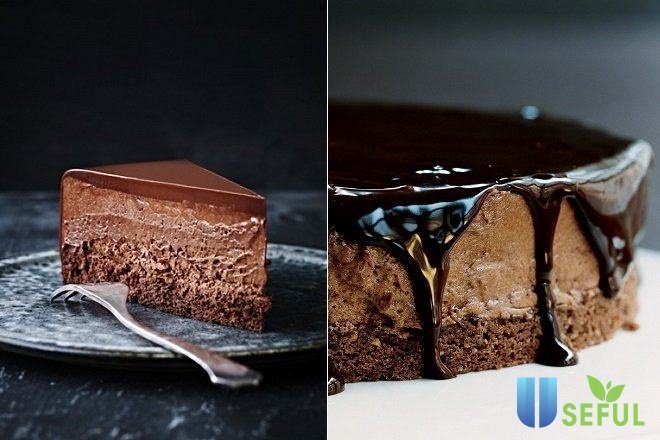Cách làm bánh mousse chocolate ngọt dịu đơn giản không cần lò nướng