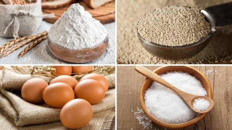 Nguyên liệu làm bánh mì tí chuột