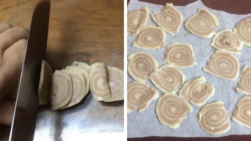 Cắt bánh và nướng bánh Cắt bánh và nướng bánh