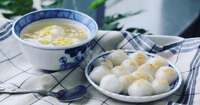 cach lam banh troi nuoc bang bot nang 4