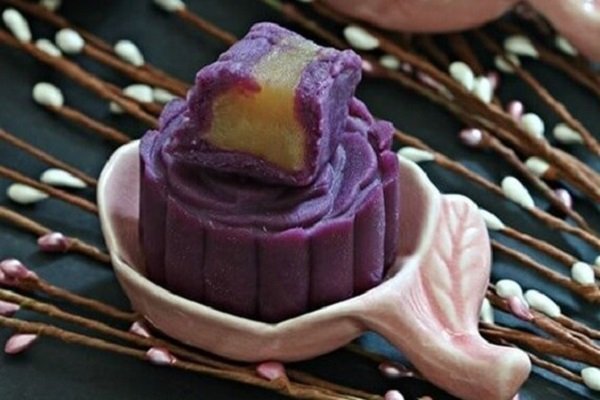 cách làm bánh trung thu khoai lang tím